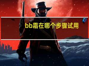 bb霜在哪个步骤试用