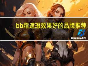 bb霜遮瑕效果好的品牌推荐
