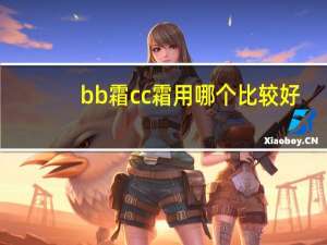 bb霜cc霜用哪个比较好