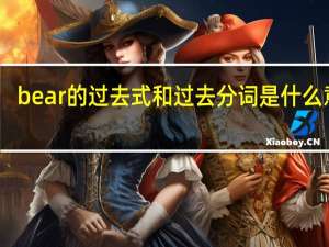 bear的过去式和过去分词是什么意思