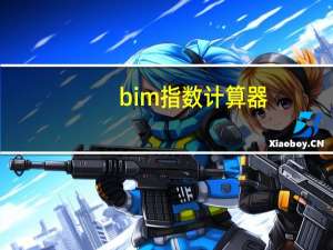 bim指数计算器（bim指数）