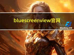 bluescreenview官网（bluescreen是什么意思）