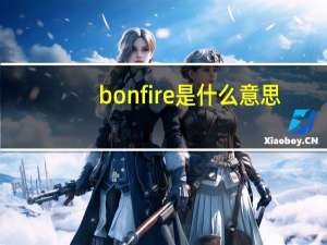 bonfire是什么意思