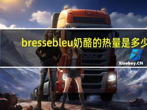 bresse bleu 奶酪的热量是多少