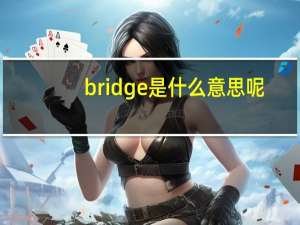 bridge是什么意思呢
