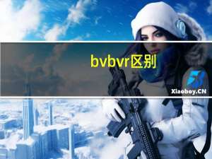 bvbvr区别（bvb）