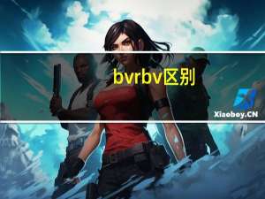 bvr bv区别（bvr和bv的区别）