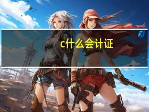 c什么会计证