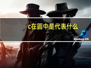 c在圆中是代表什么