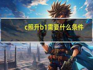 c照升b1需要什么条件