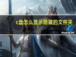 c盘怎么显示隐藏的文件夹（怎么显示隐藏的文件夹）