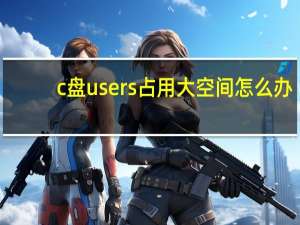 c盘users占用大空间怎么办（c盘users在哪里）