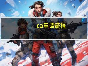 ca申请流程