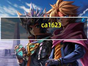 ca1623（CA1613简介）