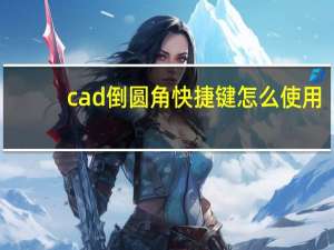 cad倒圆角快捷键怎么使用（cad倒圆角快捷键）