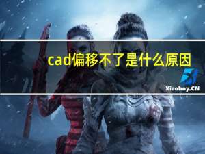 cad偏移不了是什么原因