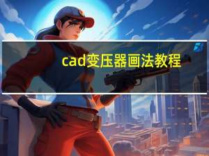 cad变压器画法教程