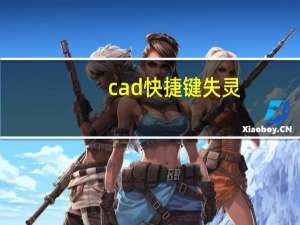 cad快捷键失灵