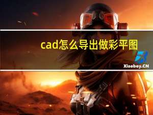 cad怎么导出做彩平图（cad导入ps做彩平教程）