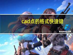 cad点的格式快捷键（cad点样式快捷键命令）