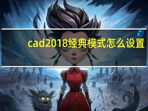 cad2018经典模式怎么设置（cad2018经典模式）