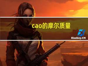 cao的摩尔质量