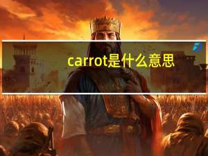carrot是什么意思