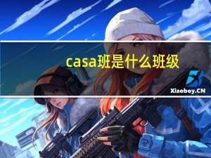 casa班是什么班级