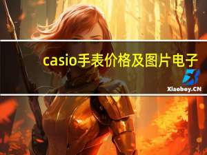 casio手表价格及图片电子（casio手表价格）