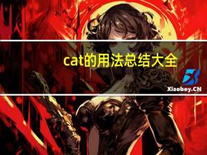 cat的用法总结大全