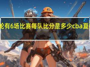 cba第31轮有6场比赛每队比分是多少 cba夏季联赛比分结果