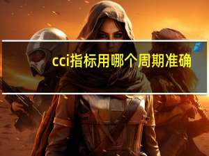 cci指标用哪个周期准确