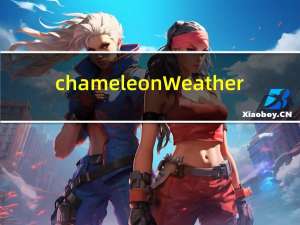 chameleon Weather(桌面精简天气小工具) V1.0 免费版（chameleon Weather(桌面精简天气小工具) V1.0 免费版功能简介）