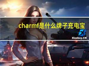 charmf是什么牌子充电宝（charmf充电宝是街电吗）