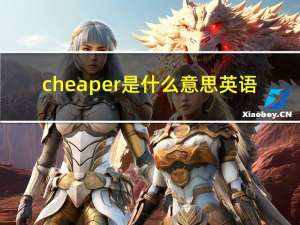 cheaper是什么意思英语（cheaper是什么意思）