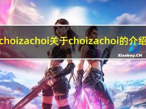 choizachoi 关于choizachoi的介绍