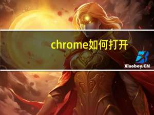 chrome如何打开