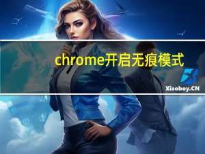 chrome开启无痕模式