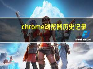 chrome浏览器历史记录