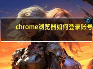 chrome浏览器如何登录账号
