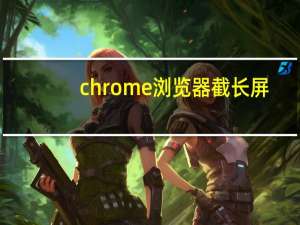 chrome浏览器截长屏