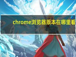 chrome浏览器版本在哪里看