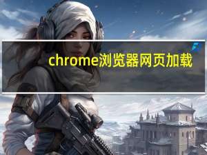 chrome浏览器网页加载