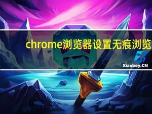 chrome浏览器设置无痕浏览