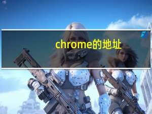 chrome的地址