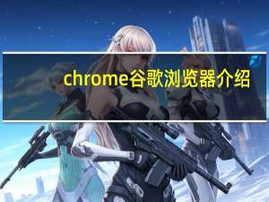 chrome谷歌浏览器介绍