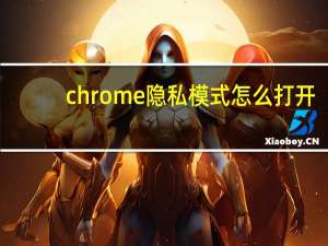 chrome隐私模式怎么打开