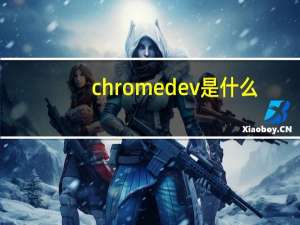 chromedev是什么