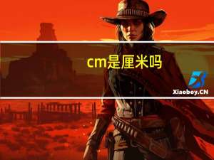 cm是厘米吗