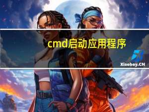 cmd启动应用程序